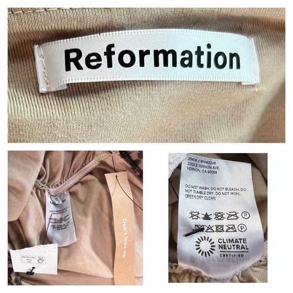 Reformation Ruched Mini Dress XS - Picture 11 of 11